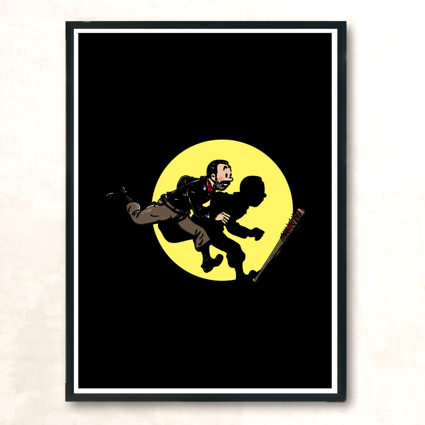 The Adventures Of Negan And Lucille. Modern Poster Print