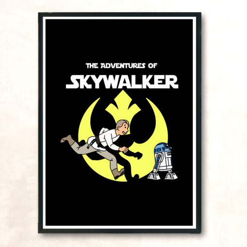 The Adventures Of Skywalker Modern Poster Print
