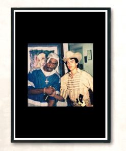 Tupac And Chalino Sanchez Vintage Music Vintage Wall Poster