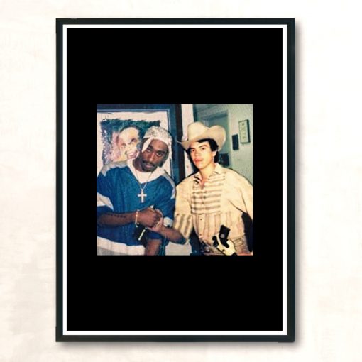 Tupac And Chalino Sanchez Vintage Music Vintage Wall Poster