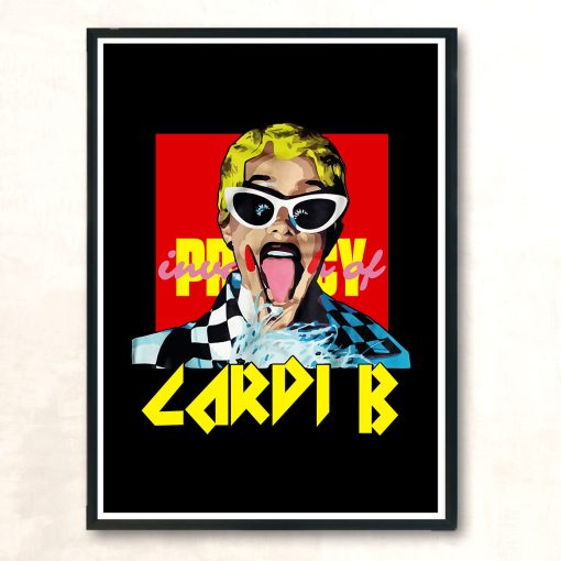 Vintage Invasion Of Privacy Cardi B Vintage Wall Poster