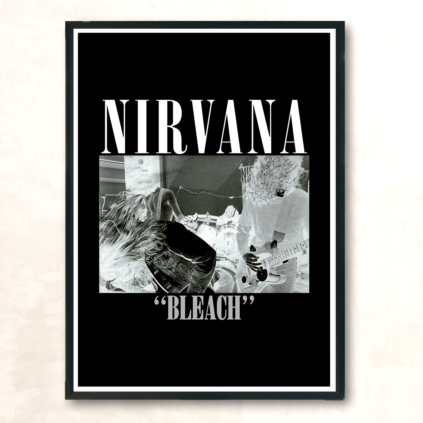 Vintage Rare Nirvana Bleach Kurt Cobain Sweatshirt 
