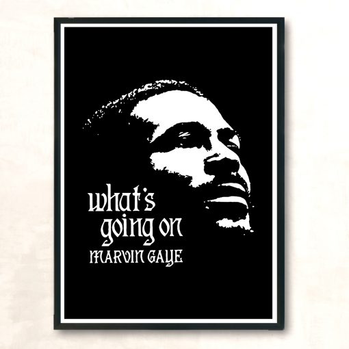 Whats Goin On Marvin Gaye Vintage Wall Poster