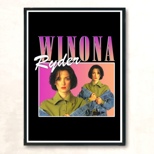 Winona Ryder Vintage Wall Poster