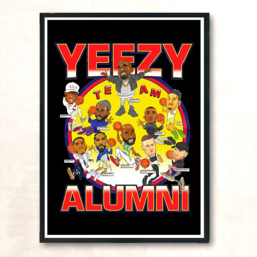 Yeezy Alumni Team Vintage Wall Poster