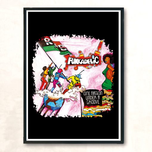 Funkadelic One Nation Aesthetic Wall Poster