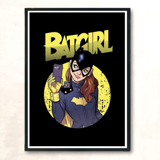Funny Batman Batgirl Vintage Cartoon Aesthetic Wall Poster