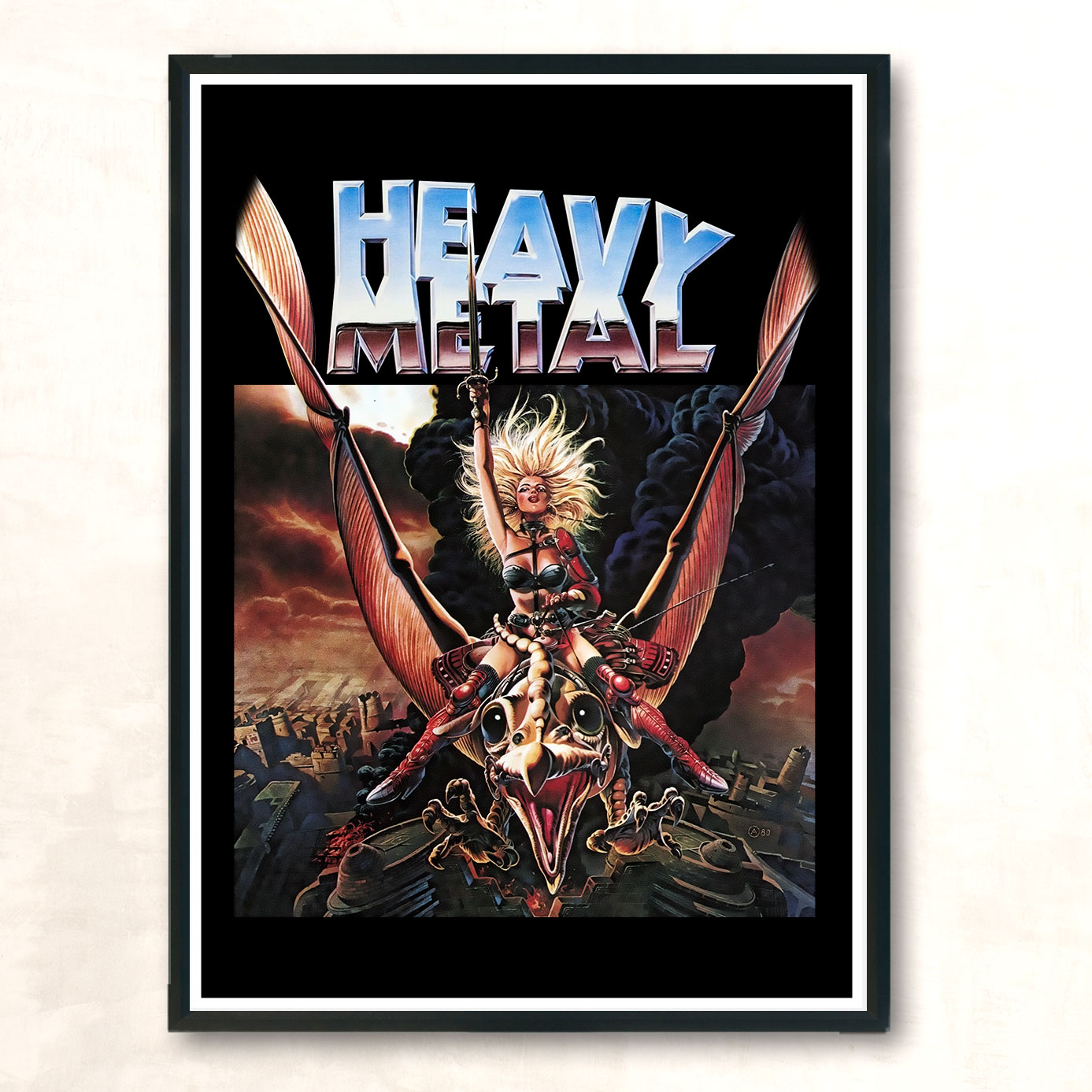 Heavy Metal Animation Movie Aesthetic Wall Poster