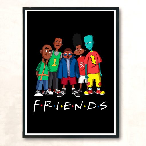 Hey Arnold We Are Back Friends Tv Show Aesthetic Wall Poster