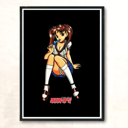 Hookups Ice Cream Anime Aesthetic Wall Poster