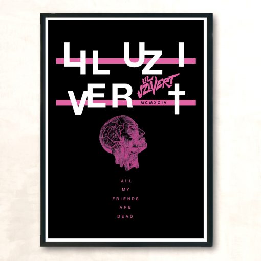 Lil Uzi Vert Tour All My Friends Are Dead 90s Idea Aesthetic Wall Poster