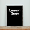 Common Sense Aesthetic Wall Poster