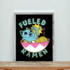 Fueled By Ramen Kawaii Cat Aesthetic Wall Poster