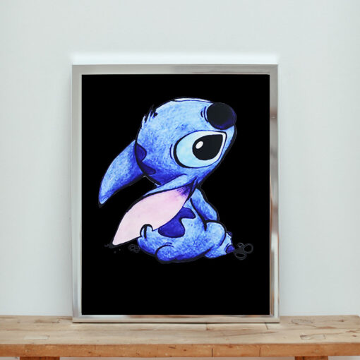 Stitch Face Aesthetic Wall Poster