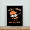 Visit Mars Wild Space Aesthetic Wall Poster