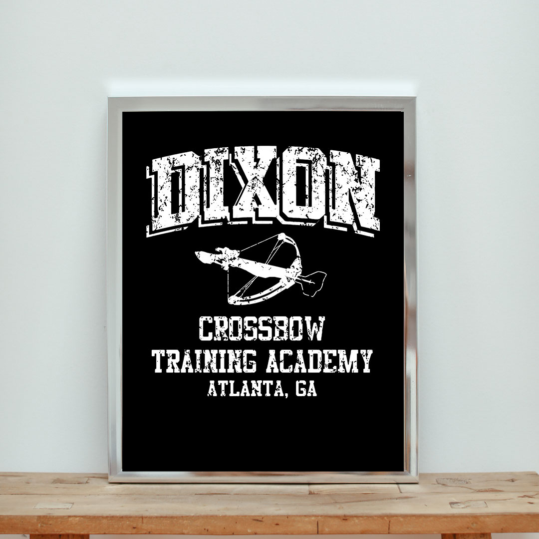 Walking Dead Daryl Dixon Crossbow Training Aesthetic Wall Poster