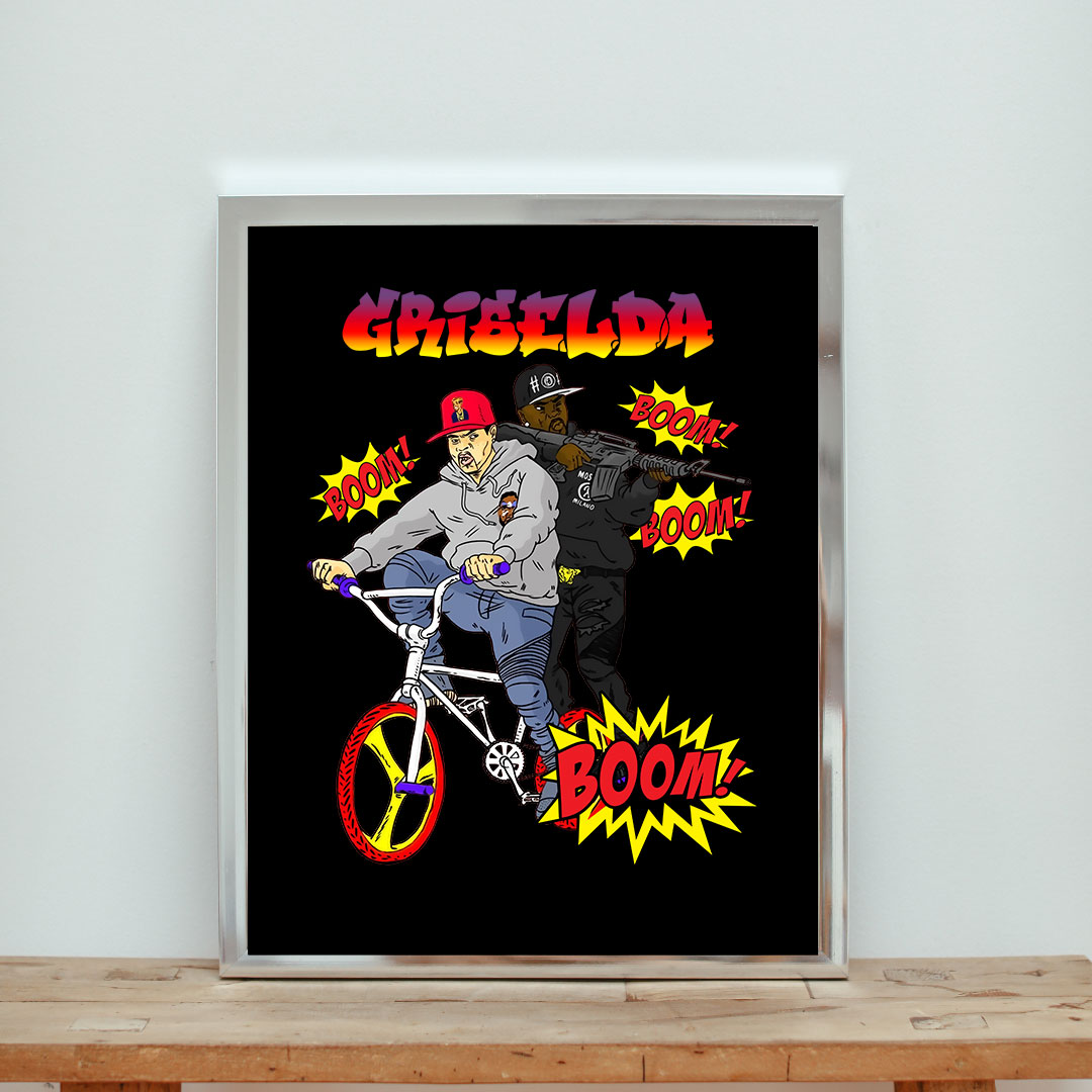 Westside Gunn X Conway Boom Aesthetic Wall Poster