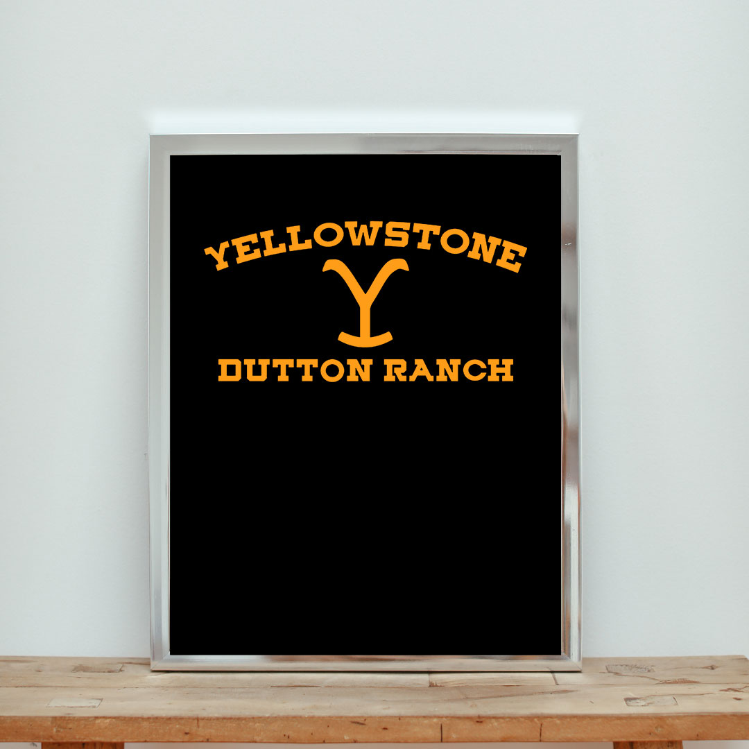 Yellowstone Dutton Ranch Aesthetic Wall Poster